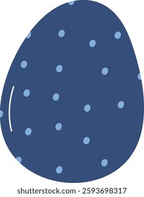 Easter Painted Egg Vector Illustration