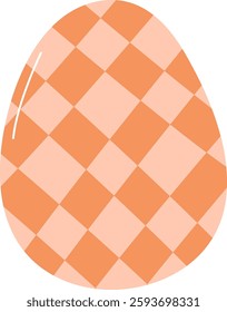 Easter Painted Egg Vector Illustration