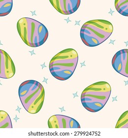 easter painting egg , cartoon seamless pattern background