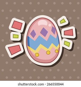 easter painting egg theme elements vector,eps