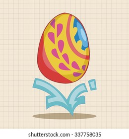 easter painting egg theme elements vector,eps
