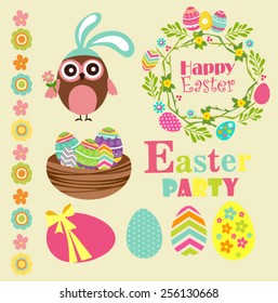 Easter party card
