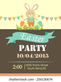 Easter party card