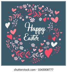 Easter pastel card