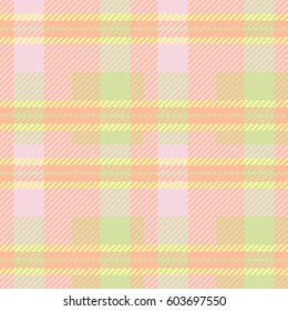 Easter pastel tartan vector patterns