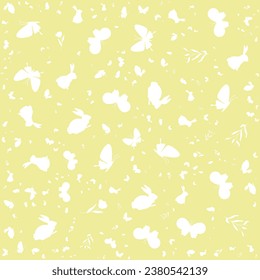 Easter pattern with colourful eggs.Seamless pattern sketches of easter eggs and flowers. Lovely hand drawn Easter seamless pattern, cute doodle eggs, happy easter egg pattren.Seamless pattern sketches