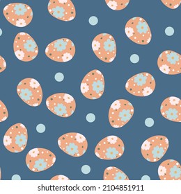 Easter pattern. Pattern with eggs for the Easter holiday.

