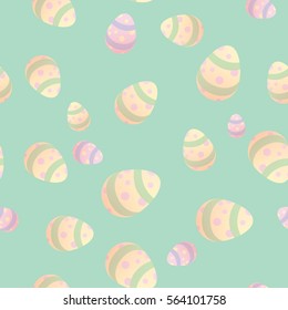 Easter Pattern Eggs Vector
