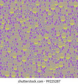 Easter pattern. Holiday greeting cards with eggs, vector