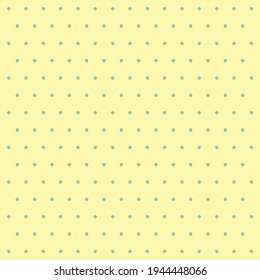 Easter pattern polka dots. Template background in green and yellow polka dots . Seamless fabric texture. Vector illustration