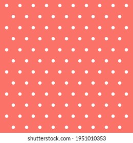 Easter pattern polka dots. Template background in red and blue polka dots . Seamless fabric texture. Vector illustration