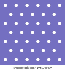 Easter pattern polka dots. Template background in violet and white polka dots . Seamless fabric texture. Vector illustration