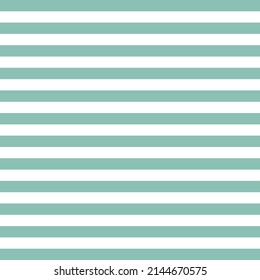 Easter pattern of repetitive horizontal strips of green and white color. Colorful horizontal stripes background. Seamless texture background. Vector illustration