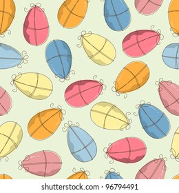 Easter pattern seamless with eggs