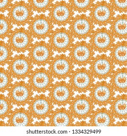 Easter pattern. Seamless pattern with Easter motifs. Vector pattern for greeting cards, wrapping paper, design diaries, fabrics and wallpapers. 