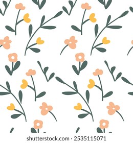 Easter pattern. Seamless Easter vector pattern for decoration