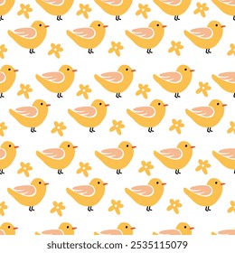 Easter pattern. Seamless Easter vector pattern for decoration