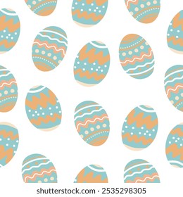 Easter pattern. Seamless Easter vector pattern for decoration