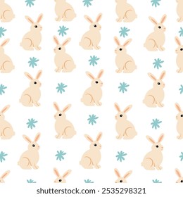 Easter pattern. Seamless Easter vector pattern for decoration