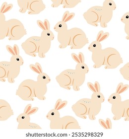 Easter pattern. Seamless Easter vector pattern for decoration