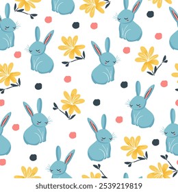 Easter pattern. Seamless Easter vector pattern for decoration