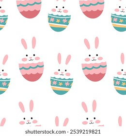 Easter pattern. Seamless Easter vector pattern for decoration