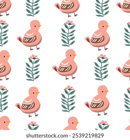 Easter pattern. Seamless Easter vector pattern for decoration