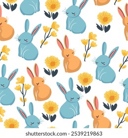 Easter pattern. Seamless Easter vector pattern for decoration