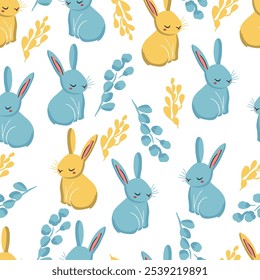 Easter pattern. Seamless Easter vector pattern for decoration