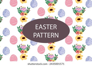 easter pattern trend background. vector design