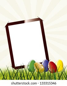 Easter photo frame