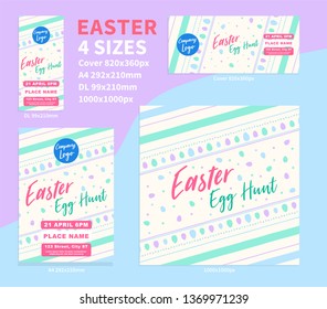Easter Poster Background Pack Set