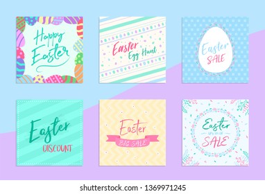 Easter Poster Background Pack Set