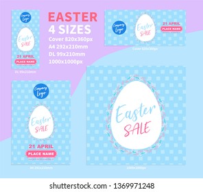 Easter Poster Background Pack Set