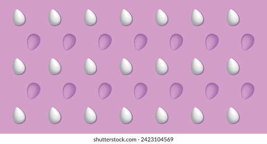 Easter poster and banner template with Easter eggs. Happy Easter Holiday with Colorful Painted Egg, International Celebration Design with Typography for Greeting Card,Party Invitation flat lay styling