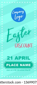 Easter Poster Flyer Background
