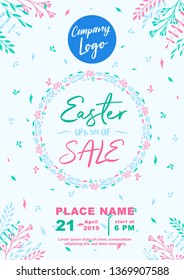 Easter Poster Flyer Background