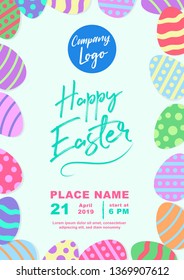 Easter Poster Flyer Background