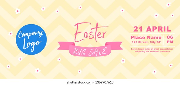 Easter Poster Flyer Background