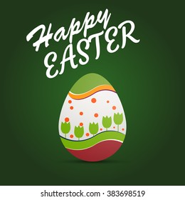 Easter poster. Vector illustration