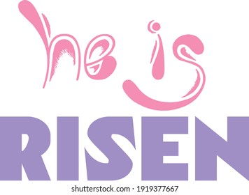 Easter Quote Design, Typography for print or use as poster, card, flyer or T Shirt