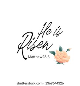 Easter quote, typography design for print or use as poster, flyer or T shirt
