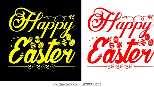 Easter quotes design illustration on svg bundle hand drawn.EPS 10