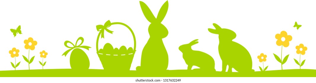 Easter Rabbit Background