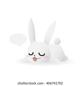 Easter rabbit background