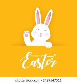 Easter rabbit, easter Bunny, vector 10 eps.