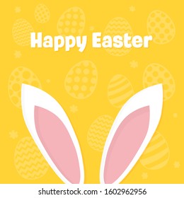 Easter rabbit, easter Bunny. Vector illustration.
