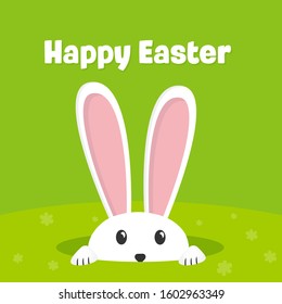 Easter rabbit, easter Bunny. Vector illustration.