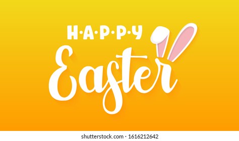 Easter rabbit, easter Bunny. Vector illustration.