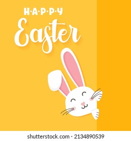 Easter rabbit, easter Bunny. Vector illustration.